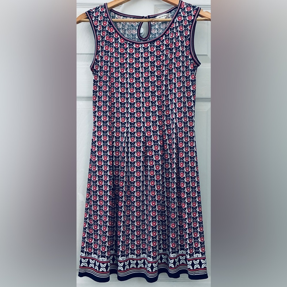 Max Studio Red and Black Patterned Mini Dress - image 1